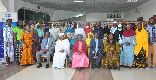 Air Commodore Arko-Dadzie (seated second from right) and other officials and participants in a group photograph