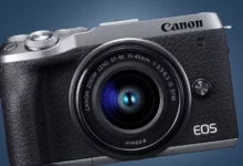 The Canon EOS M6 Mark II (above) gives us a good blueprint for the rumored EOS R100's design. (Image credit: Canon)