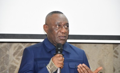 Dr Kokofu (inset) addressing the MMDCE's