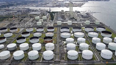 A crude oil storage facility