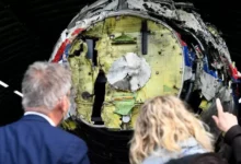 • Judges were shown a reconstruction of the MH17 wreckage as part of the murder trial