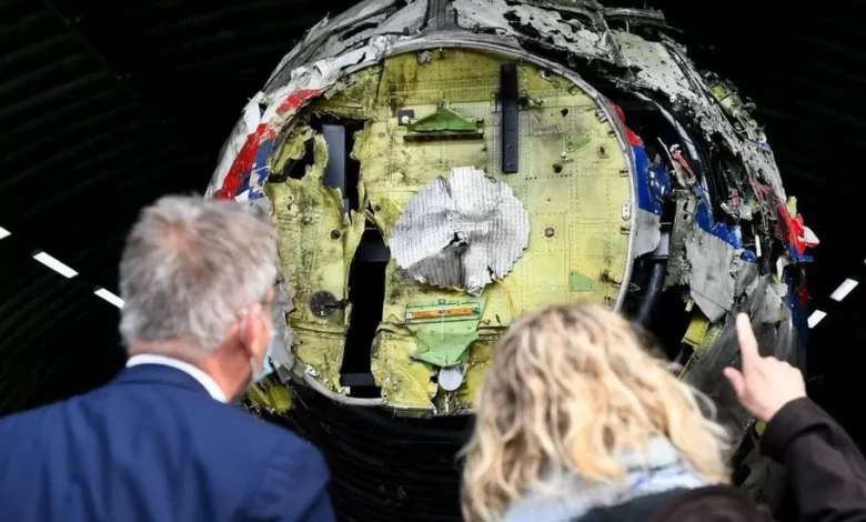 • Judges were shown a reconstruction of the MH17 wreckage as part of the murder trial