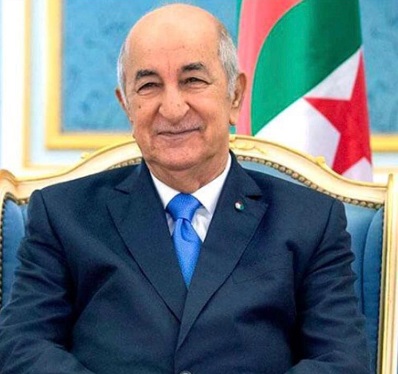 Mr Abdulmajid Tebboune,Algeria President