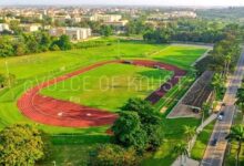 An aerial view of the Paa Joe Sports Complex