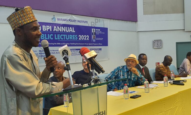 • Dr Adam Yunus speaking at the event Photo: Godwin Ofosu-Achampong