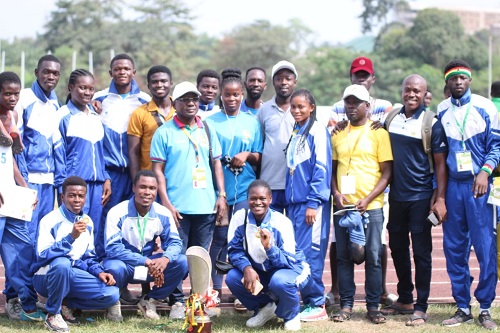 CENWEST zonal chairman, Philip Ntaah (Standing sixth from left) with members of the zonal team