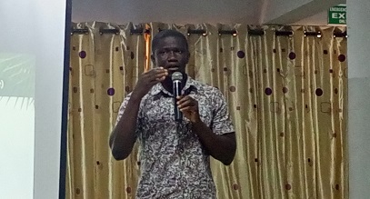 Mr Opoku-Mensah addressing participants