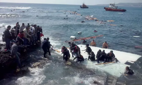 People remain on three other boats as Rome vows to halt irregular migrants