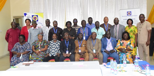• Participants after the meeting Photo: Seth Osabukle