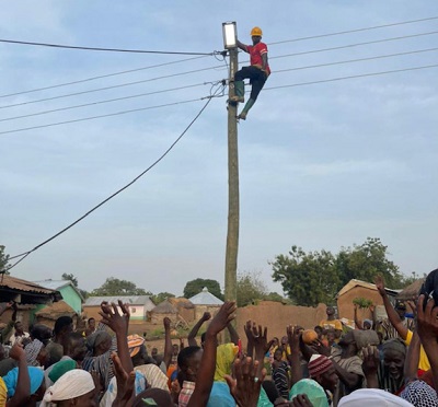 Residents of Kofori community connected to the national grid