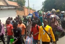• Residents of Goma fleeing en masse