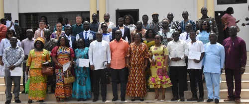 Participants after the programme Photo Michael Ayeh