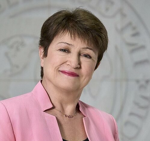 Kristalina Georeiva Managing Director of IMF