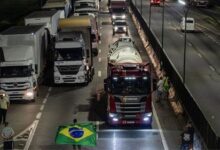 By Monday night, Brazil's federal highway police reported 342 roadblocks across the country