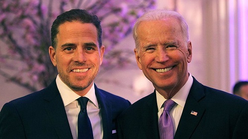 • President Biden (right) and son Hunter