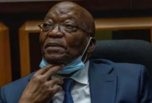 Former South African President Jacob Zuma appears at the High Court in Pietermaritzburg, South Africa, January 31, 2022
