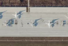 Satellite imagery appears to show Russian bombers at the Engels airbase