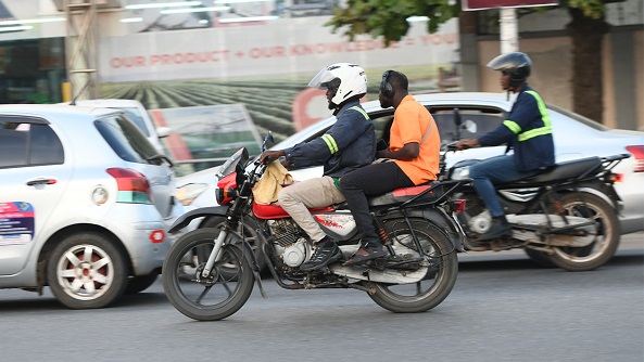 • Motorcycle riders Photo: Geoffrey Buta