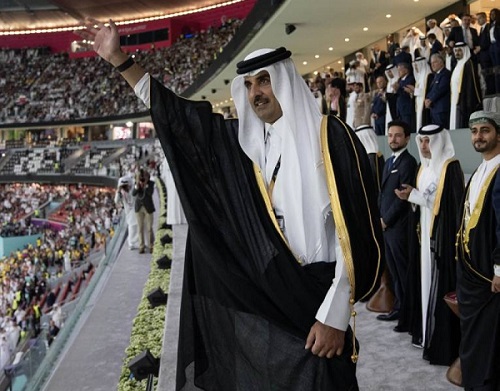 • Sheikh Tamim bin Hamad Al Thani – Responding to cheers after opening the Qatar World Cup