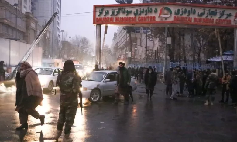 • Kabul's police said five people were killed but another Taliban official put the number of dead at 20