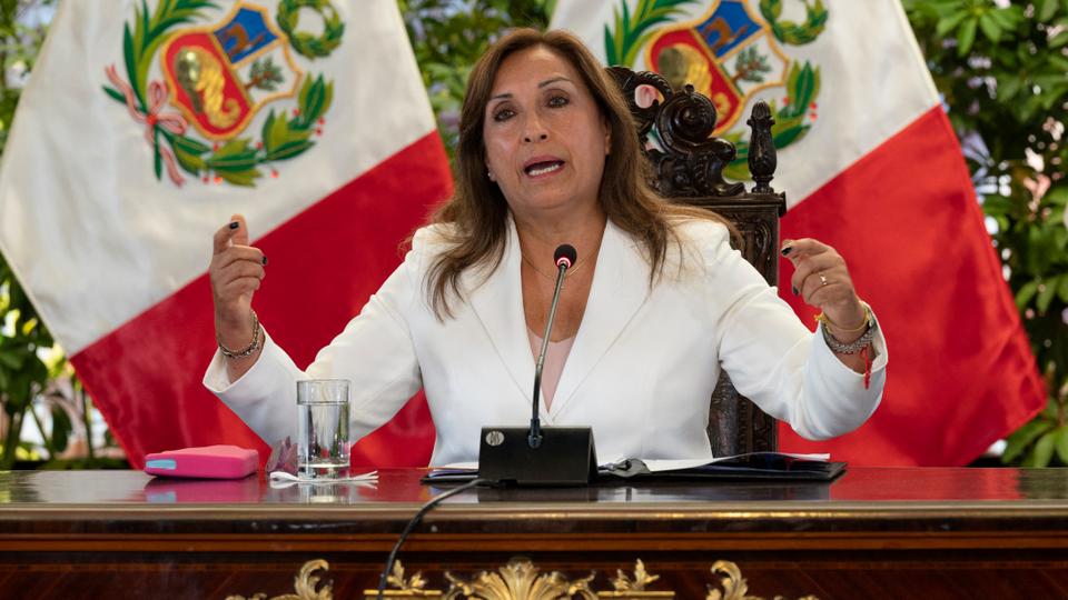 • Peru's President, Dina Boluarte