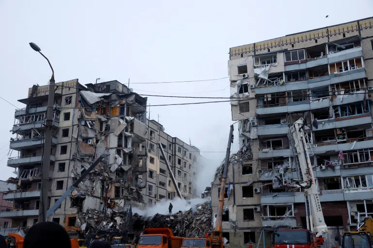 • Emergency personnel have found dozens of the dead and wounded in the Dnipro apartment building that was hit on January 14, 2023