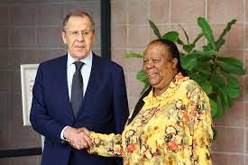 • Both parties described the other as a friend, with Naledi Pandor describing their talks as "wonderful