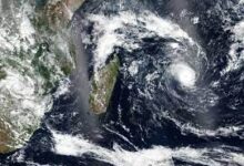 • Satellite imagery shows Tropical Cyclone Freddy approaching Madagascar