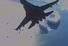 US releases footage from its drone of the encounter with a Russian jet
