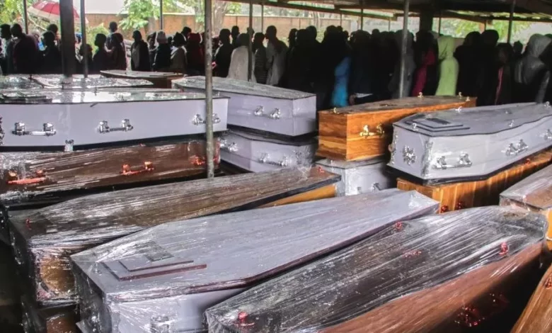 • People in Blantyre are lining up at a hospital mortuary to search for their relatives' bodies