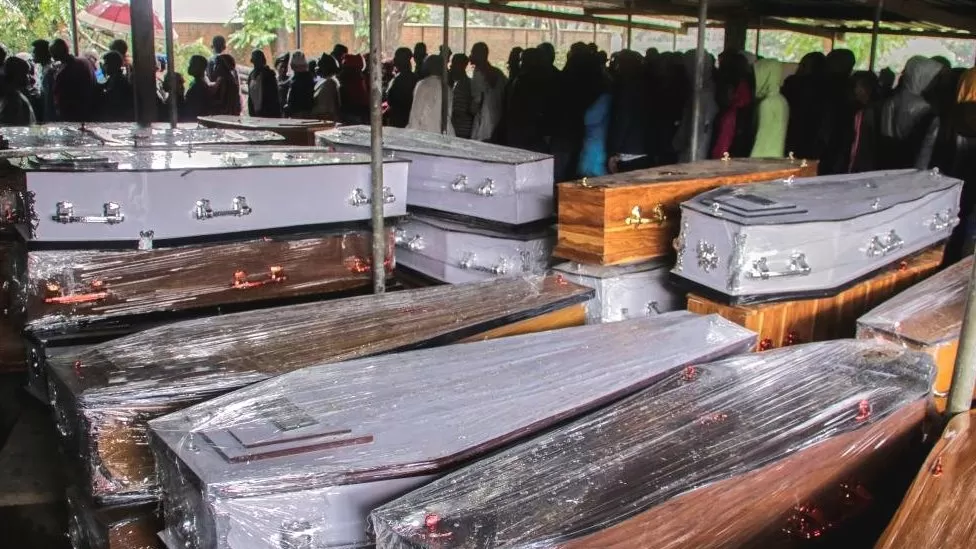 • People in Blantyre are lining up at a hospital mortuary to search for their relatives' bodies