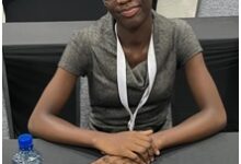 • Lois Mensah, representing Zimbabwe in the Political Affairs, Peace and Security (PAPS) Committee at ALAMAU, 2023