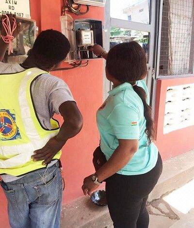 • ECG staff in operation at a location
