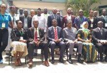 • Mr Wakil (middle, first row) with other participants after the opening of the conference