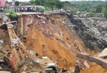 • The landslide killed dozens of people and several others missing
