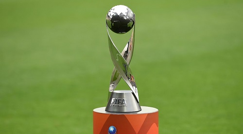 • The U-17 World Cup trophy