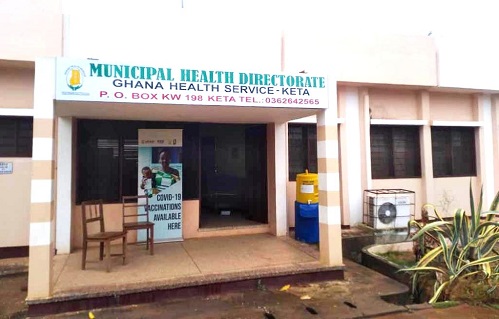The front view of the Municipal Heath Directorate