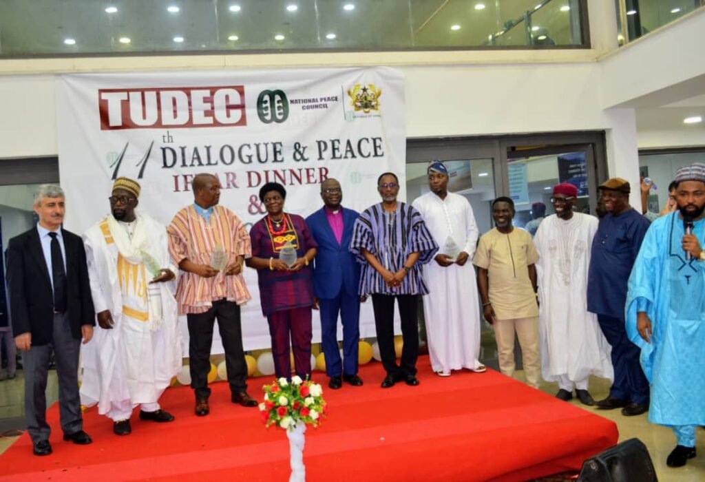 The award winners after the programme. Photo. Vincent Dzatse.