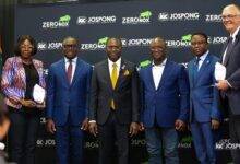 Dr Joseph SiawAgyepong (middle) and other business partners after signing the agreement