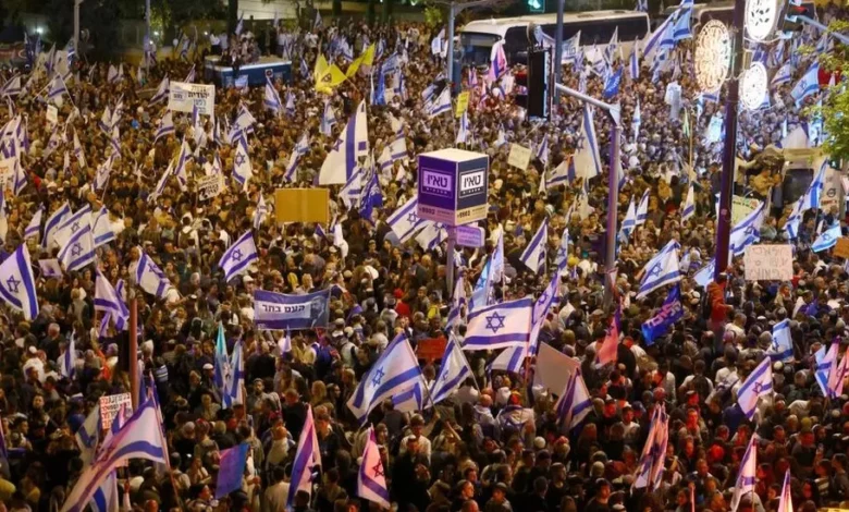 Thousands of Israelis ralled in Jerusalem