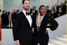 Serena and husband at the Met Gala