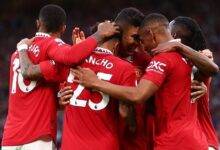United players jubilate after securing Champions League return with Chelse rout