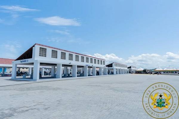 President inaugurates new Elmina Fishing Harbour