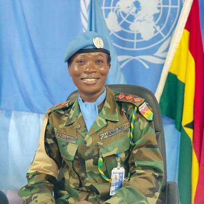 Captain Erzuah 2022 UN Military Gender Advocate of the Year winner
