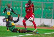 A scene from the Kotoko versus Dreams FC match