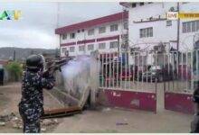 Police open fire at opposition headquarters