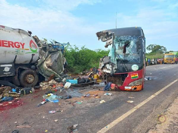 Gomoa Okyereko accident scene