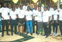 • The officials and participants after the course