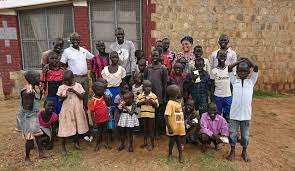 • Some of the children rescued from the Al-Mayqoma orphanage in Khartoum