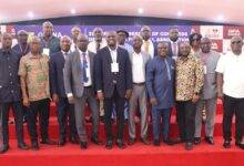 A section of the Executive Council members and Mr Ussif (arrowed)